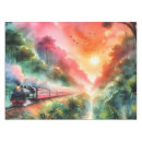 Search for train tablecloths Transportation