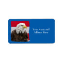 Search for patriotic eagle return address labels Flag