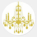 Search for elegant chandelier stickers Gold