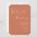 Search for terracotta invitations Calligraphy