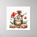 Search for christmas owl art Cute