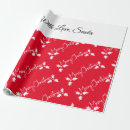 Search for love from santa wrapping paper Modern