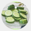 Search for cucumbers stickers Food