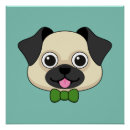Search for dog breed posters Pug