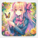 Search for anime girls stickers Pink