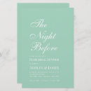 Search for mint rehearsal dinner invitations Simple