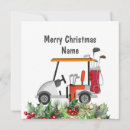 Search for club christmas cards Golfer