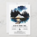 Search for under the stars birthday invitations Camping