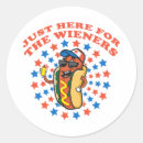 Search for funny hot dog stickers America