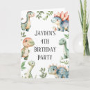 Search for trex birthday invitations Prehistoric