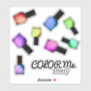 Search for nail polish stickers Colourful