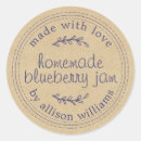 Search for blueberry jam Kraft paper
