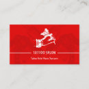 Search for gun business cards Red