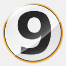 Search for number 9 stickers Numbers