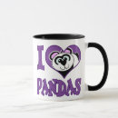 Search for i love pandas mugs Cute