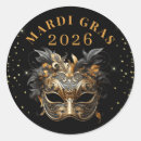 Search for black and gold masquerade stickers Elegant