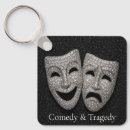 Search for comedy tragedy key rings Theater