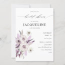 Search for lavender bridal shower invitations Modern