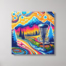 Search for psychedelic canvas prints Retro