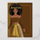 Search for afro girl invitations Black