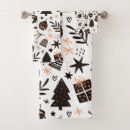 Search for black and white christmas bath towels Cute