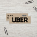 Search for uber business cards Ride sharing