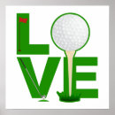 Search for white golf ball posters Green
