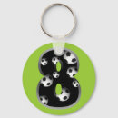 Search for number 8 key rings Sports