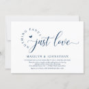 Search for nothing fancy just love wedding invitations Happily ever after party