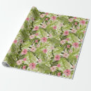 Search for tropical leaves wrapping paper Watercolor