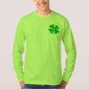 Search for st patricks day tshirts four leaf clover