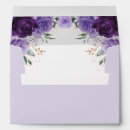 Search for purple and gold envelopes Bridal shower