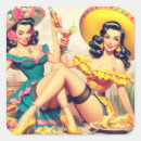 Search for mexican girl stickers Vintage