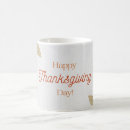 Search for happy thanksgiving day mugs Fall