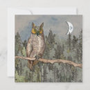 Search for owl note cards Watercolor