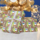 Search for surfer wrapping paper Santa
