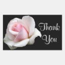 Search for pink and black wedding stickers Thank you