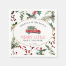Search for red truck napkins Rustic