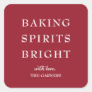 Search for christmas baking stickers Red