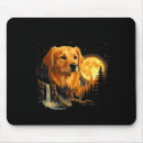 Search for golden retriever mousepads Moon