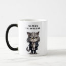 Search for angry cat mugs Cartoon