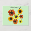 Search for happy bee postcards Wildlife