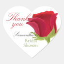 Search for red bridal shower stickers Elegant