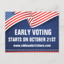 Search for your vote postcards Blue