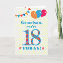 Search for grandson 18th birthday cards Stars