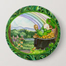 Search for irish leprechaun badges Green