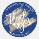Search for navy blue baby shower stickers White