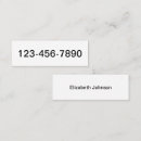 Search for mini business cards Simple