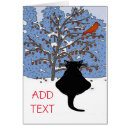 Search for black bird cards Winter