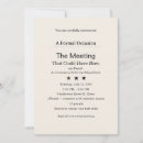 Search for “hilarious” invitations Sarcasm